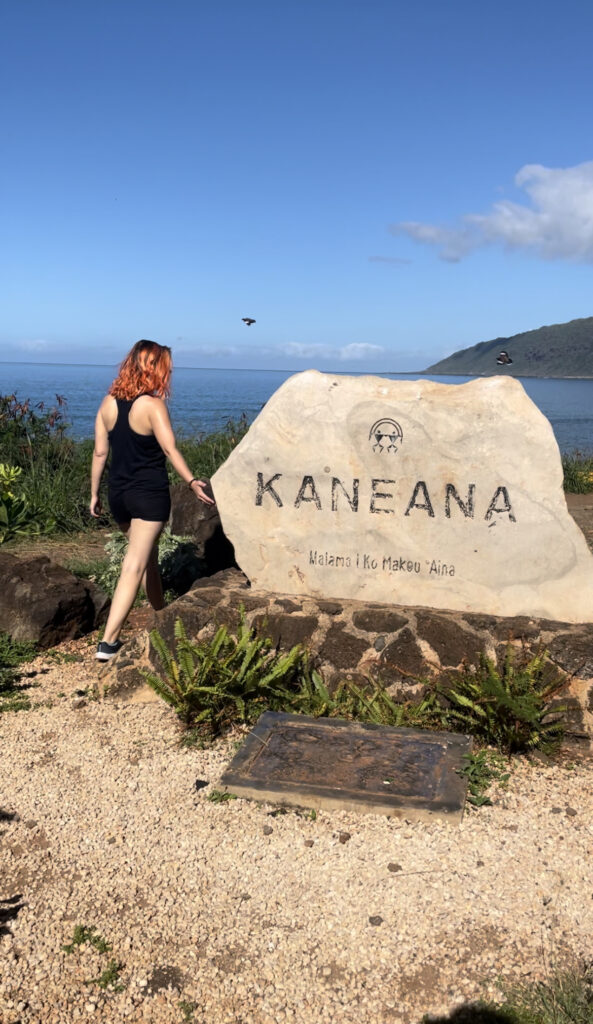 Kaana Point lookout whale watching on this west Oahu itinerary